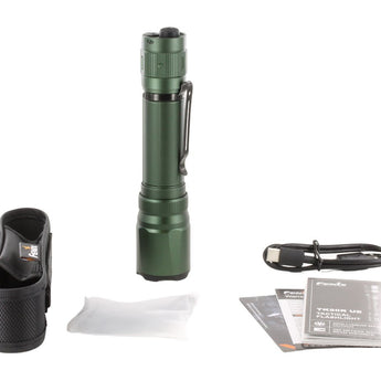 Fenix TK20R-UE USB-C Rechargeable LED Flashlight - 2800 Lumens - Luminus SFT70 - Includes 1 x 21700 - Desert Camo, Tan, Tropic, or City Gray
