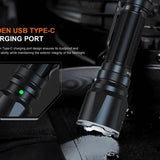 Fenix TK22R USB-C Rechargeable LED Flashlight - Luminus SST70 - 3200 Lumens - Includes 1 x 21700