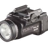 Streamlight TLR-7 HL-X Sub USB Rechargeable LED Weapon Light - 1000 Lumens - Includes 1 x SL-B9 Battery Pack - Black - Choice of Mount