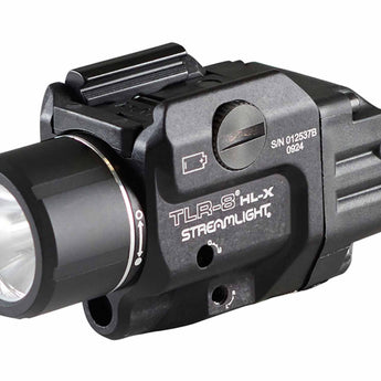 Streamlight TLR-8 HL-X USB LED Weapon Light - 1000 Lumens - Includes 1 x SL-B9 Battery Pack and USB-C Charging Cable - Red or Green Laser