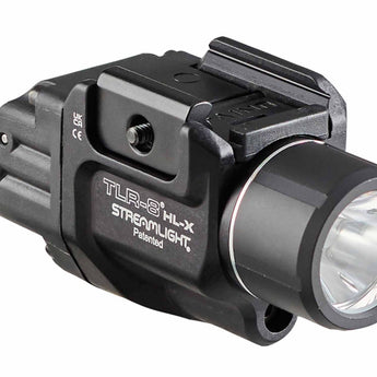 Streamlight TLR-8 HL-X USB LED Weapon Light - 1000 Lumens - Includes 1 x SL-B9 Battery Pack and USB-C Charging Cable - Red or Green Laser
