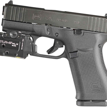 Streamlight TLR-8 HL-X Sub USB LED Weapon Light - 1000 Lumens - Includes 1 x SL-B9 Battery Pack and USB-C Charging Cable - Choice of Laser Color and Weapon Mount