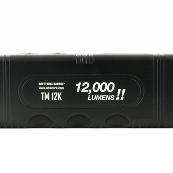 Nitecore TM12K Tiny Monster Rechargeable LED Flashlight - 12000 Lumens - 6 x CREE XHP50 - Uses Built-in 4800mAh Li-ion Battery Pack