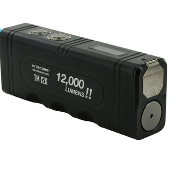 Nitecore TM12K Tiny Monster Rechargeable LED Flashlight - 12000 Lumens - 6 x CREE XHP50 - Uses Built-in 4800mAh Li-ion Battery Pack