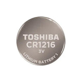 Toshiba CR1216 25mAh 3V Lithium (LiMnO2) Coin Cell Battery - 1 Piece Tear Strip, Sold Individually
