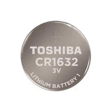 Toshiba CR1632 140mAh 3V Lithium (LiMnO2) Coin Cell Battery - 1 Piece Tear Strip, Sold Individually