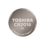 Toshiba CR2016 85mAh 3V Lithium (LiMnO2) Coin Cell Battery - 1 Piece Tear Strip, Sold Individually