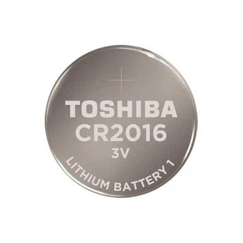 Toshiba CR2016 85mAh 3V Lithium (LiMnO2) Coin Cell Battery - 1 Piece Tear Strip, Sold Individually