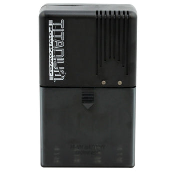 Titanium Innovations V4000 4-Bay Ultra Fast Battery Charger - NiMH, NiCd AA and AAAs - AC 100-240V Adapter