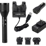 Nite Ize INOVA T4R Long Throw Rechargeable Tactical Flashlight - 1220 Lumens - Includes 1 x 5000mAh 21700 Li-ion Battery