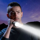 Nite Ize INOVA T4R Long Throw Rechargeable Tactical Flashlight - 1220 Lumens - Includes 1 x 5000mAh 21700 Li-ion Battery