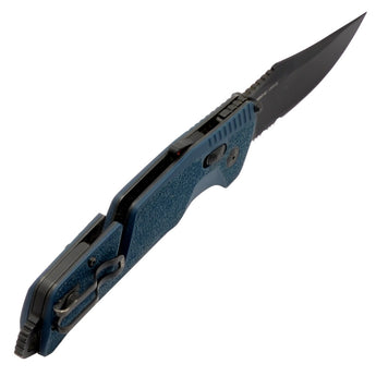 SOG Trident AT Folding Knife - Partially Serrated Blade - Olive Drab or Uniform Blue