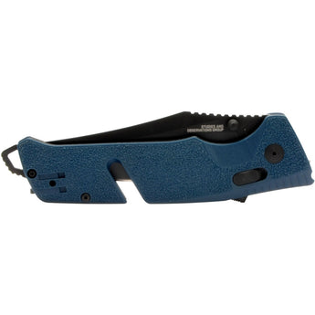 SOG Trident AT Folding Knife - Partially Serrated Blade - Olive Drab or Uniform Blue