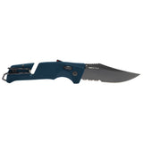 SOG Trident AT Folding Knife - Partially Serrated Blade - Olive Drab or Uniform Blue