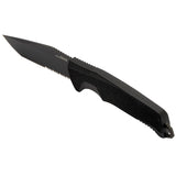 SOG Trident FX Fixed Blade Knife - Straight Edge or Partially Serrated Blade - Blackout or OD Green