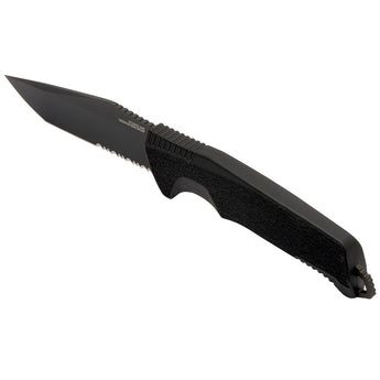 SOG Trident FX Fixed Blade Knife - Straight Edge or Partially Serrated Blade - Blackout or OD Green