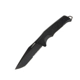SOG Trident FX Fixed Blade Knife - Straight Edge or Partially Serrated Blade - Blackout or OD Green