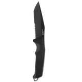 SOG Trident FX Fixed Blade Knife - Straight Edge or Partially Serrated Blade - Blackout or OD Green