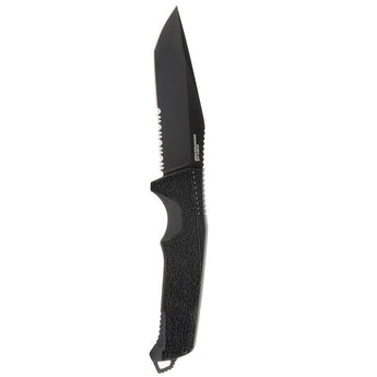 SOG Trident FX Fixed Blade Knife - Straight Edge or Partially Serrated Blade - Blackout or OD Green