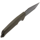 SOG Trident FX Fixed Blade Knife - Straight Edge or Partially Serrated Blade - Blackout or OD Green