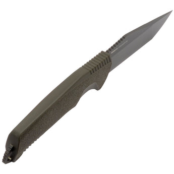 SOG Trident FX Fixed Blade Knife - Straight Edge or Partially Serrated Blade - Blackout or OD Green
