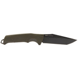 SOG Trident FX Fixed Blade Knife - Straight Edge or Partially Serrated Blade - Blackout or OD Green