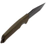 SOG Trident FX Fixed Blade Knife - Straight Edge or Partially Serrated Blade - Blackout or OD Green