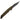 SOG Trident FX Fixed Blade Knife - Straight Edge or Partially Serrated Blade - Blackout or OD Green