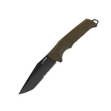 SOG Trident FX Fixed Blade Knife - Straight Edge or Partially Serrated Blade - Blackout or OD Green