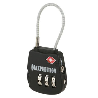 Maxpedition Tactical Luggage Lock - Black, Foliage Green, or Khaki