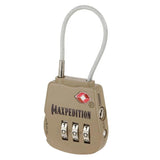 Maxpedition Tactical Luggage Lock - Black, Foliage Green, or Khaki