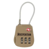 Maxpedition Tactical Luggage Lock - Black, Foliage Green, or Khaki