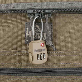 Maxpedition Tactical Luggage Lock - Black, Foliage Green, or Khaki