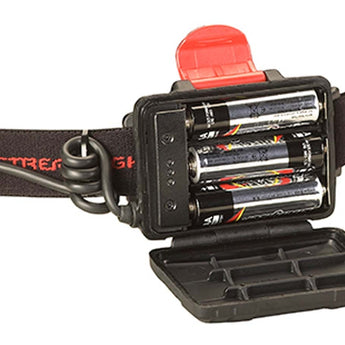 Streamlight Twin-Task 3AA Headlamp - 300 Lumens - Includes 3 x AA Alkaline Batteries - Elastic Head Strap - Red