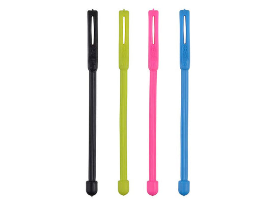 Nite Ize Gear Tie Cordable Rubber Twist Tie with Stretch Loop - 3-Inch - 4 Pack - Assorted Colors (GTK3-A1-4R7)