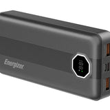 Energizer USB Quick-Charge Power Bank with Display Screen - 10,000mAh to 30,000mAh Capacity