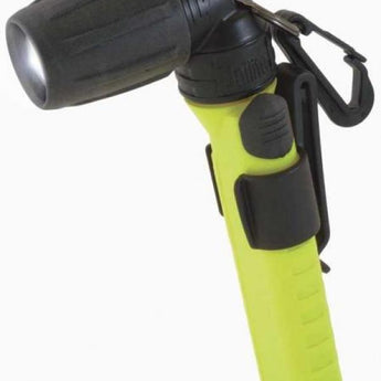 Underwater Kinetics UK4AA-AS2ZM 14506 eLED Zoom Hands-Free Work Light with Front Switch - 77 Lumens - Class I Div 2 - Uses 4 x AAs - Safety Yellow
