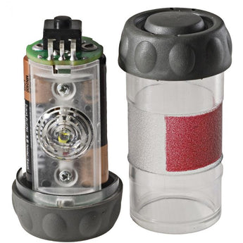 Underwater Kinetics 3AAA eLED Vizion I 17006 Headlamp with Rubber Strap - 65 Lumens - Class I Div 1 - Uses 3 x AAAs - Black