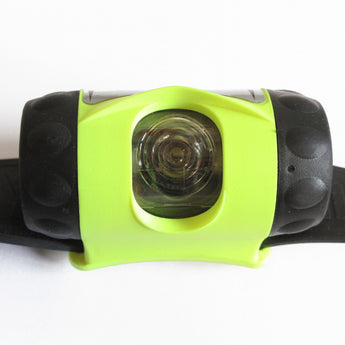 Underwater Kinetics 3AAA eLED Vizion I 17007 Headlamp with Rubber Strap - 65 Lumens - Class I Div 1 - Uses 3 x AAAs - Safety Yellow