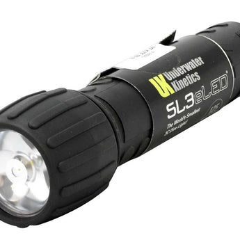 Underwater Kinetics SL3 eLED (L1)22202 Dive Light - 125 Lumens - Includes 3 x C Cells - Black