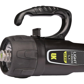 Underwater Kinetics Light Cannon eLED Dive Light - 1100 Lumens - Uses 8 x C - Yellow or Black