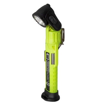 Underwater Kinetics 4AA Lighthouse LED Flashlight - 130 Lumens - Dual Beam - Rear Blue - Uses 4 x AA - Safety Yellow
