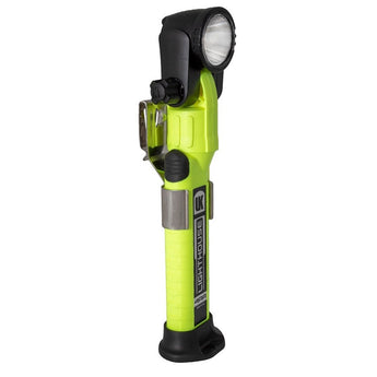 Underwater Kinetics 4AA Lighthouse LED Flashlight - 130 Lumens - Dual Beam - Rear Green - Uses 4 x AA - Safety Yellow