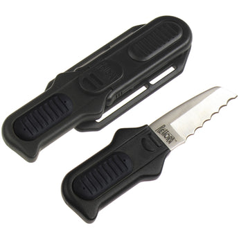 Underwater Kinetics 30134 Remora HYDRALLOY Dive Knife - 2.9in Blunt Tip Fixed Blade - Black - Sheath Included