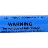 UltraFire 14500 Li-Ion Rechargeable Battery- Side Shot