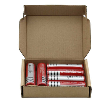 UltraFire FLB 18650 3000mAh 3.7V High-Capacity Protected Lithium Ion (Li-ion) Button Top Battery - Priced Per Cell