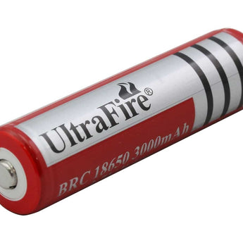 UltraFire FLB 18650 3000mAh 3.7V High-Capacity Protected Lithium Ion (Li-ion) Button Top Battery - Priced Per Cell