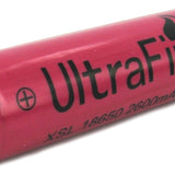 UltraFire BRC 18650 2600mAh 3.7V Protected Lithium Ion (Li-ion) Button Top Battery - Boxed