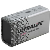 UltraLife U9VL-J-P-10CP 9V 1200mAh Lithium Primary (LiMnO2) Batteries - Snap Connectors - 10-Battery Contractor Pack