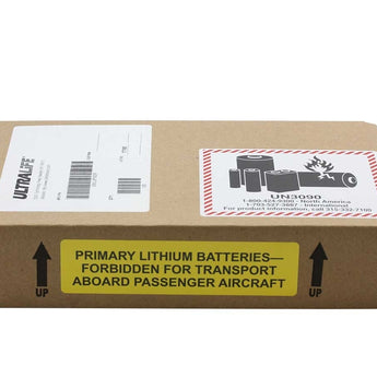 UltraLife U9VL-J-P-10CP 9V 1200mAh Lithium Primary (LiMnO2) Batteries - Snap Connectors - 10-Battery Contractor Pack